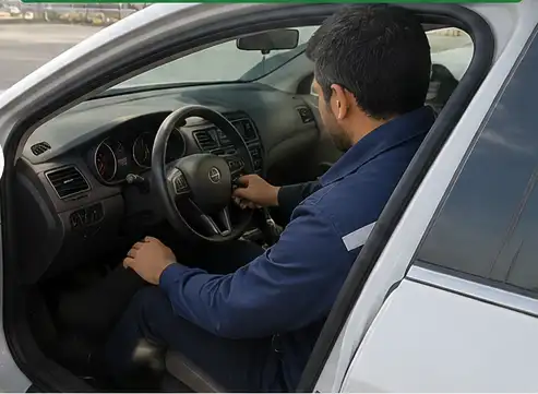 قبل از امداد: بارگیری و مهار چرخ شاسیبلند لوکس در مراغه